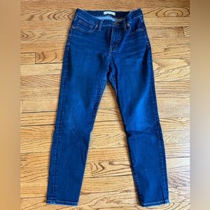 Madewell - 9” Mid-rise skinny jeans - size 28P - worn